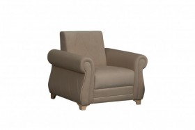 Кресло для отдыха "Порто" (велюр киви латте / микровельвет крем) в Дубинино - dubinino.katalogmebeli.com | фото