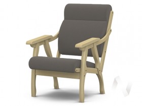 Кресло Вега-10 (бесцветный лак/ULTRA STONE) в Дубинино - dubinino.katalogmebeli.com | фото