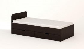 Кровать с ящиками 900 (Венге) в Дубинино - dubinino.katalogmebeli.com | фото