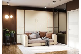 Шкаф-кровать с диваном Злата в Дубинино - dubinino.katalogmebeli.com | фото
